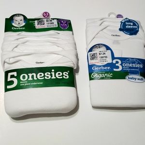 Gerber onesies 0-3 month and NB